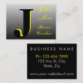 二音モノグラム 名刺 (正面/裏面)