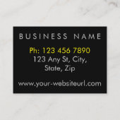 二音モノグラム 名刺 (裏面)