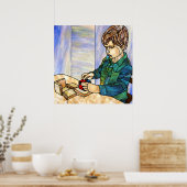 二項立方体による濃度 ポスター (キッチン)