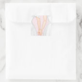 二頭の花嫁、ガウン、レズ結婚ビアン スクエアシール (バッグ)