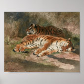 二頭の虎 | ローザボヌール ポスター (正面)