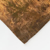 二頭の西洋のカウボーイが馬に乗り、野生のホールを鳴らす フリースブランケット (角)