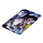 二頭の馬（フランツ・マーク著） マグネット (左側)