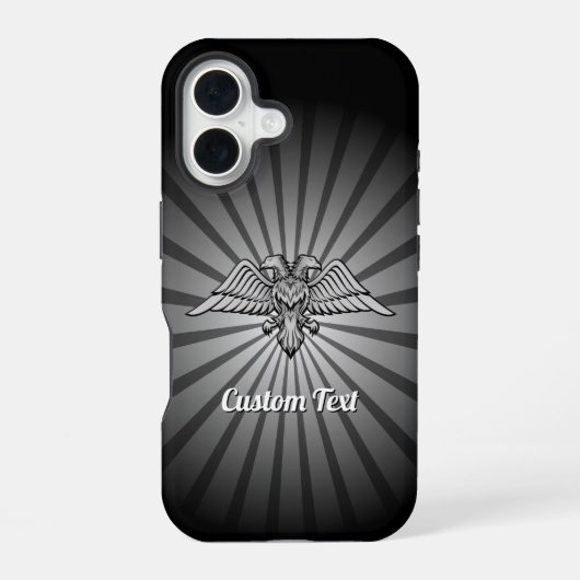 二頭の鷲 iPhone カー 16ケース (裏面)