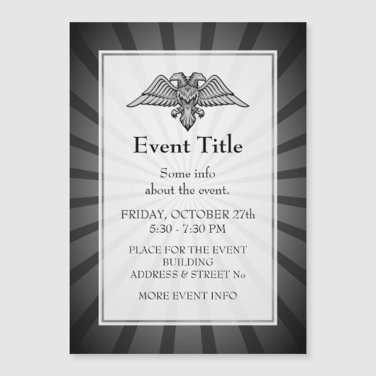 二頭灰色の鷲 (正面)