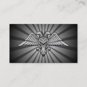 二頭灰色の鷲 名刺 (裏面)