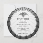 二頭灰色の鷲 招待状 (裏面)