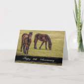 二頭立50周年 カード (正面)