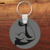 二頭筋キーチェーン キーホルダー (正面)