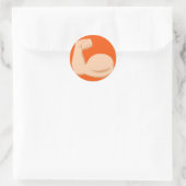 二頭絵文字 ラウンドシール (バッグ)