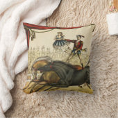 二馬法、サーカスのパフォーマンス、1874年頃。 クッション (ブランケット)