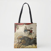 二馬法、サーカスのパフォーマンス、1874年頃。 トートバッグ (正面)