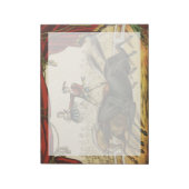 二馬法、サーカスのパフォーマンス、1874年頃。 ノートパッド (回転)