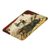 二馬法、サーカスのパフォーマンス、1874年頃。 マグネット (左側)