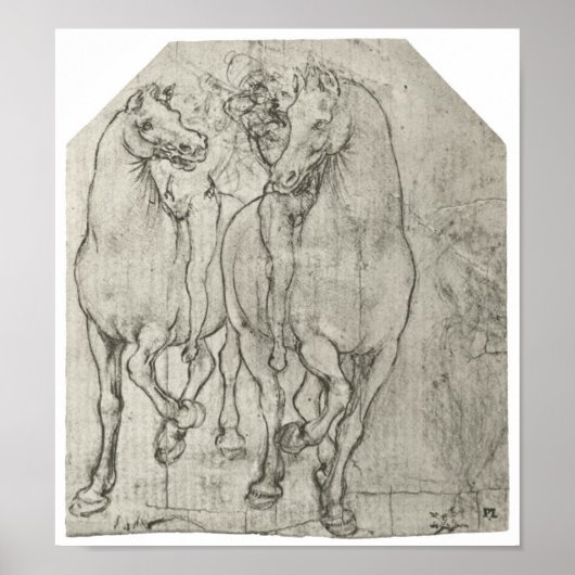 二馬頭、レオナルド・ダ・ヴィンチ ポスター (正面)