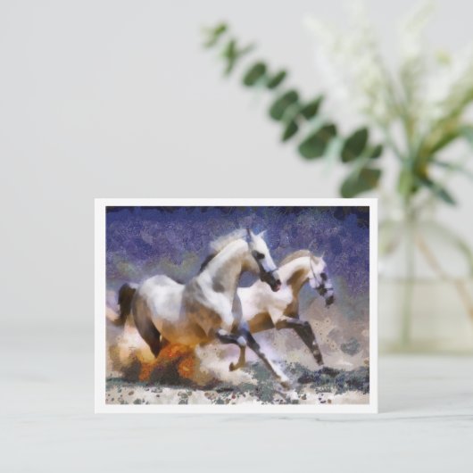 二馬駆け ポストカード (スタンド正面)