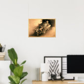 二龍の雲(1885年)宝貝加納著 ポスター (ホームオフィス)