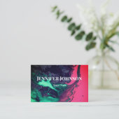 （二）個人カード、抽象芸術 名刺 (スタンド正面)