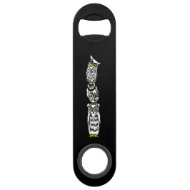 互いにバーの鍵を坐らせているフクロウ スピード栓抜き