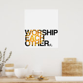 互いにポスターを貼り合う ポスター (キッチン)