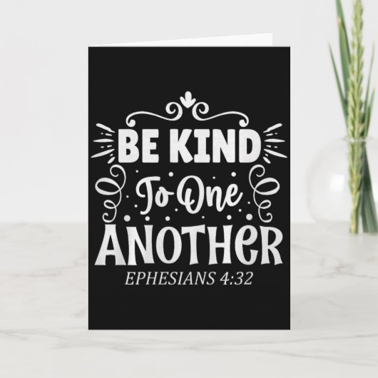 互いに優しく Ephesians 4_32 プレミアム トライ- カード (正面)