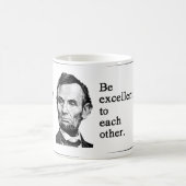 互いに優秀があって下さい コーヒーマグカップ (中央)