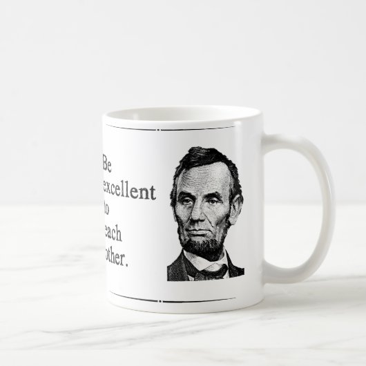 互いに優秀があって下さい コーヒーマグカップ (右)