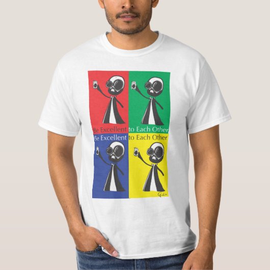 互いに優秀があって下さい Tシャツ (正面)