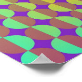 互いに向かい合うアート ポスター (角)