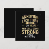 互いに悩ませあって何年もまだまだ続く 招待状 (正面/裏面)