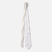 互いに愛し合う金ゴールド ネクタイ (裏面)