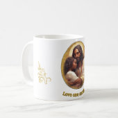 互いに愛し合う コーヒーマグカップ (正面左)