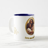 互いに愛し合う ツートーンマグカップ (正面左)