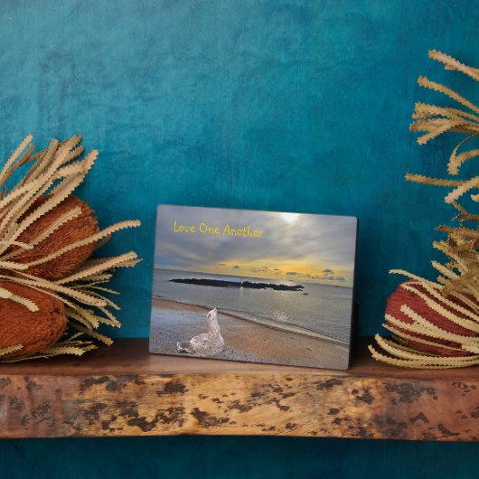 互いに愛し合う フォトプラーク (側面)