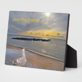 互いに愛し合う フォトプラーク (側面)