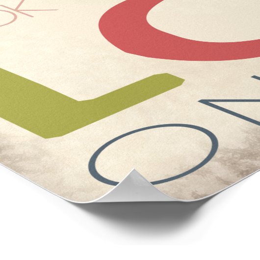 互いに愛し合う ポスター (角)