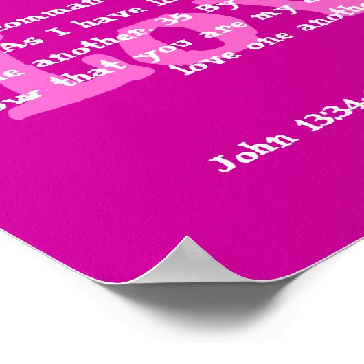 互いに愛し合う ポスター (角)