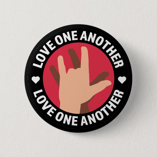 互いに愛し合う 缶バッジ (正面)