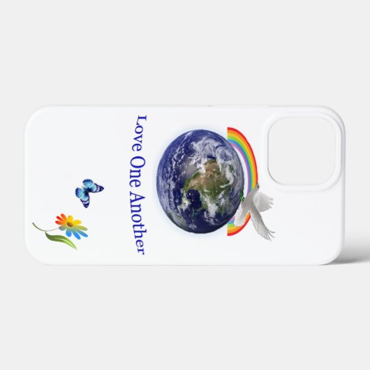 互いに愛し合う Case-Mate iPhoneケース (裏面 (横))