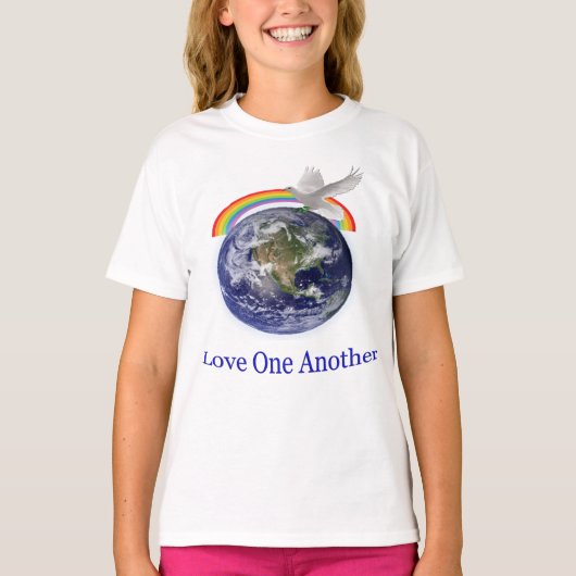 互いに愛し合う Tシャツ (正面)