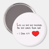 互いに愛し合おう マグネット (正面/裏面)