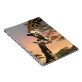 互いに挨拶しているキリン ノートブック (右側)