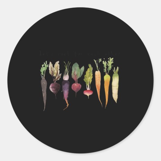 互いに根を張って互いにグロ見よう ラウンドシール (正面)