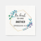 互いに親切である スタンダードカクテルナプキン (正面)