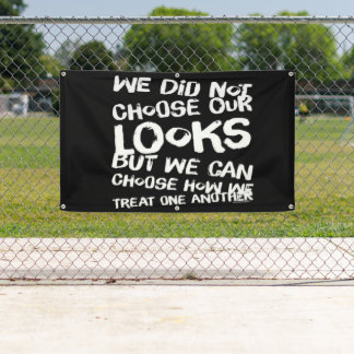 互いに親切である 横断幕