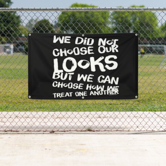 互いに親切である 横断幕 (インサイチュ)