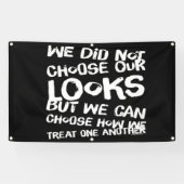 互いに親切である 横断幕 (横)