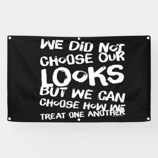 互いに親切である 横断幕 (横)