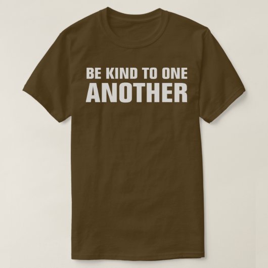 互いに親切である Tシャツ (デザイン正面)