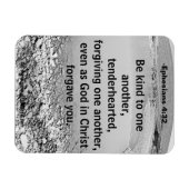 互いに親切にする聖書の引用文 マグネット (横)